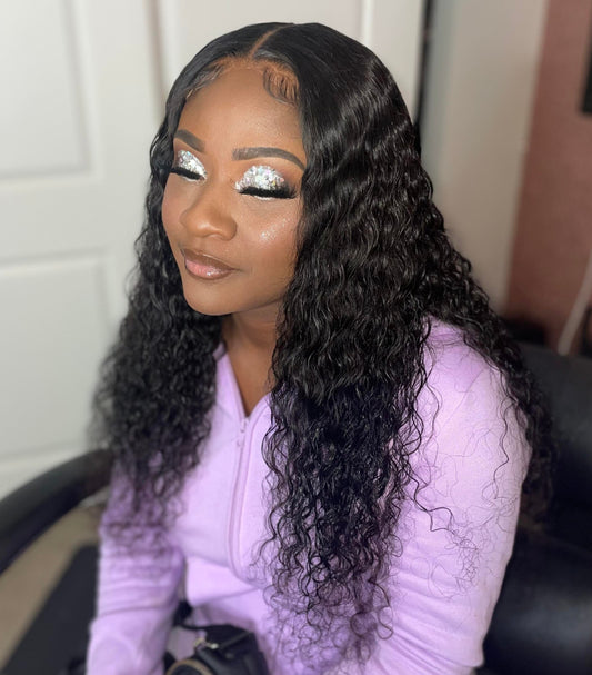 Water Wave Closure HD Lace Wig (Glueless Wig)