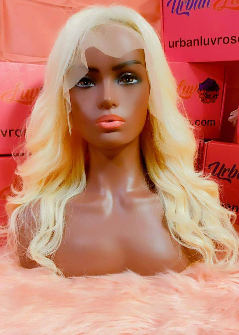 Blonde 613 Straight Frontal HD Lace Wigs