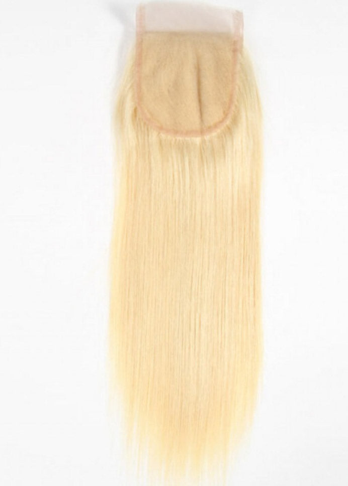 Blonde Straight Closure